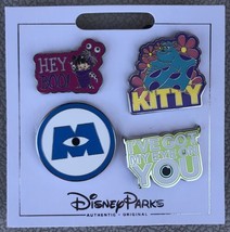 Disney Trading Pins Themed  MONSTERS INC Carded Booster Set of 4 New - $10.95