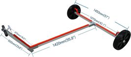 BRIS Boat Dolly for Optimist Sailboat with Wheels  image 2
