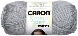 Caron Simply Soft Party Yarn Silver Sparkle - $8.93