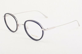 Tom Ford 5521 001 Black Round Eyeglasses TF5521 001 48mm - $244.02