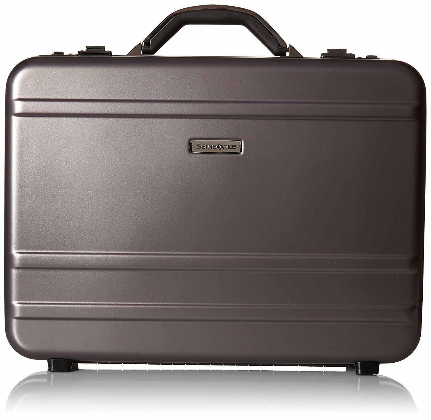Samsonite Delegate 3.1 Polycarbonate Laptop Attache Case Briefcase Gunmetal Shoes