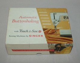 Automatic Buttonholing Attachments for Singer Touch &amp; Sew Sewing Machine... - $12.82
