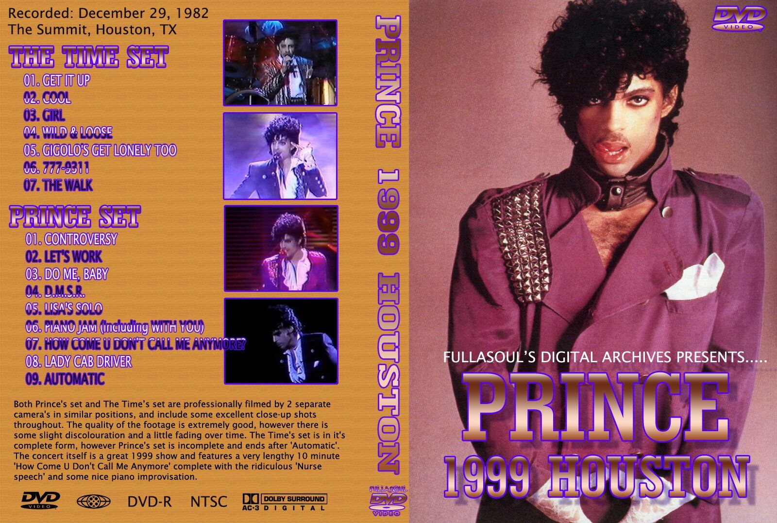 prince 1999 tour live