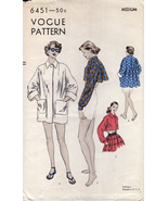 Vintage 1940s Vogue 6451 Jacket, Coat and Bolero &#39;Easy to Make&#39; - $22.00