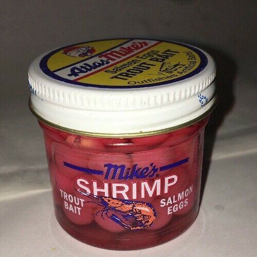 Fishing Lures Mike's 1000 Fl Pink Shrimp Salmon Eggs/Trout Bait-1.1 oz-SHIP N 24