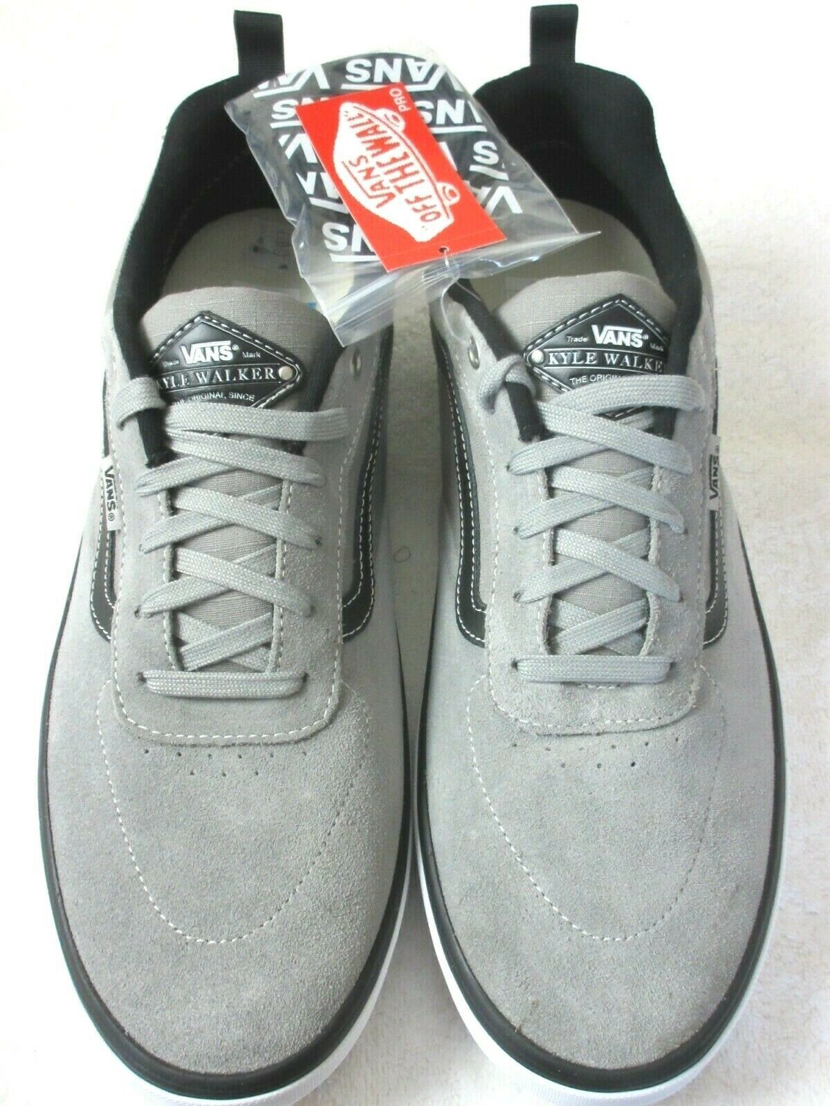 Vans Kyle Walker Pro Mens Skate shoes Covert Drizzle Grey Black Size 8 ...