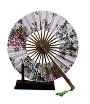 East Majik Summer Women Foldable Round Fan Silk Handheld Prop Windmill C... - $16.86