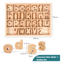 Wooden Toys Teaching Aids for Children Alphabet Blocks HDS0896 - $45.88