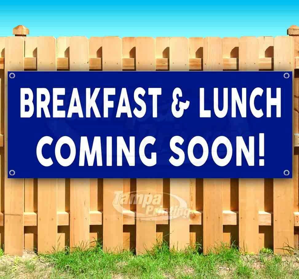 BREAKFAST & LUNCH COMING SOON! Advertising Vinyl Banner Flag Sign Many ...