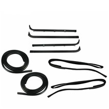 Door & Window Run Channel Sweep Felt Front Seal Kit For Ford Pickup Truck - $202.83