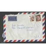 1977 Canceled West Germany Air Mail Envelope with stamps SG:DE 1748 &amp; SG... - $5.50