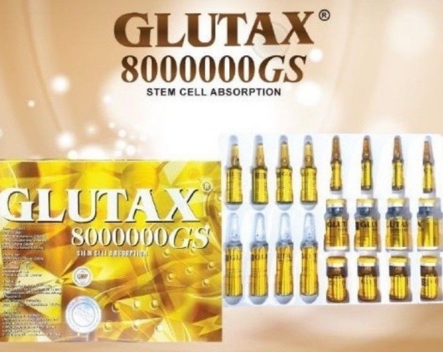 2 X Original Glutax 8000000GS 1 Box Whitening Skin + Stem Cell Absorption