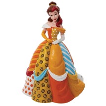 Disney Britto Belle Figurine Princess 7.7" High Stone Resin Beauty and the Beast image 1