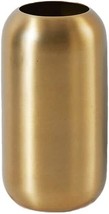 Serene Spaces Living Matte Gold Floral Capsule Vase, Stylish Flower Vase... - $35.95