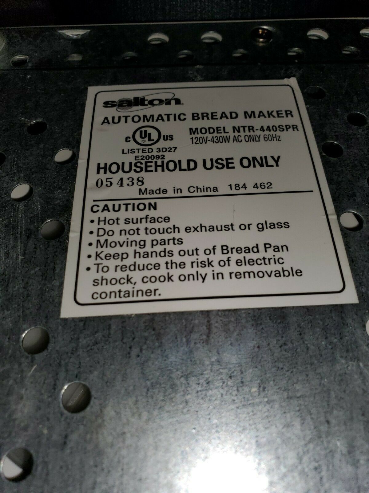 Belt for Nutritionist Bread Maker Machine and similar items