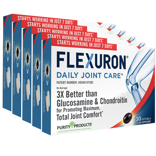 Flexuron Joint Formula by Purity Products 5X30gels  Astaxanthin/Hyaluronic Acid