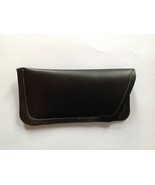 Black Faux Leather Soft Sleeve Eyeglass Case  7 X 3.5 - $7.91