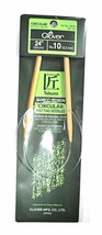 Clover Takumi Bamboo 24 Inch Circular Knitting Needle Size 10 - $12.56