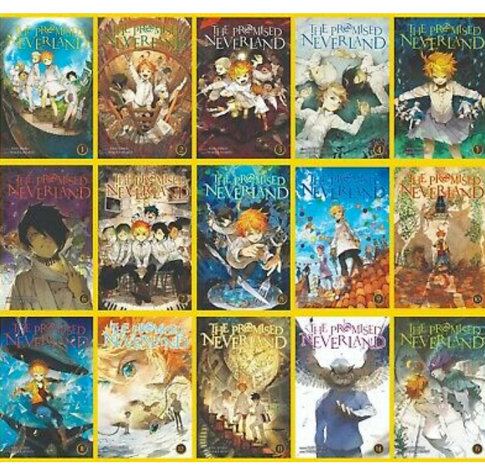 THE PROMISED NEVERLAND Kaiu Shirai Manga Vol 1- 20 English Comic NEW