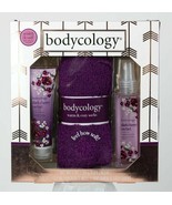 BRAND NEW Bodycology Dark Cherry Orchid 3-Piece Gift Set New In Box - $14.84