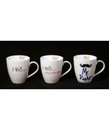Pfaltzgraff Everyday Coffee Mugs Cups I Do Wedding Romantic 18 Oz Mr Rig... - $7.99