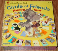 Circle Of Friends Matching Game Little Golden Book 2002 Briarpatch Complete - $10.00