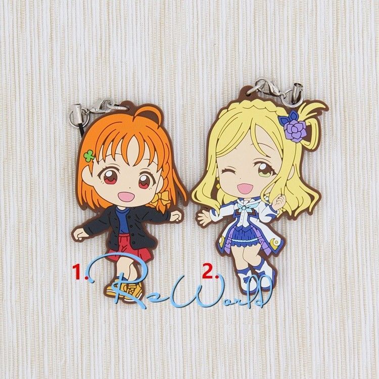 Love Live LoveLive Aqours Acrylic Keychain Key Ring Strap Charm Gift Sunshine!