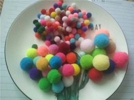 Fluffy pom pom small pompoms mini fluff ball craft balls for crafts - $13.99