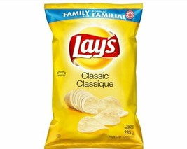1 Bag Lays CLASSIC Regular Chips LARGE Family Size 235g From Canada FRES... - $12.86