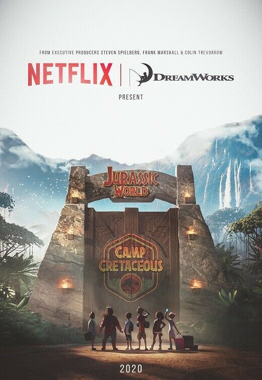 Jurassic World Camp Cretaceous Poster TV Series Art Print 24x36 27x40 32x48