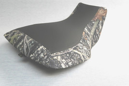 Yamaha Big Bear Seat Cover 2000 Up Camo Side Black Top ATV Seat Cover TG20183554 - $32.90