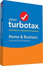 Intuit TurboTax Home & Business 2018 Tax Preparation Software - $88.98