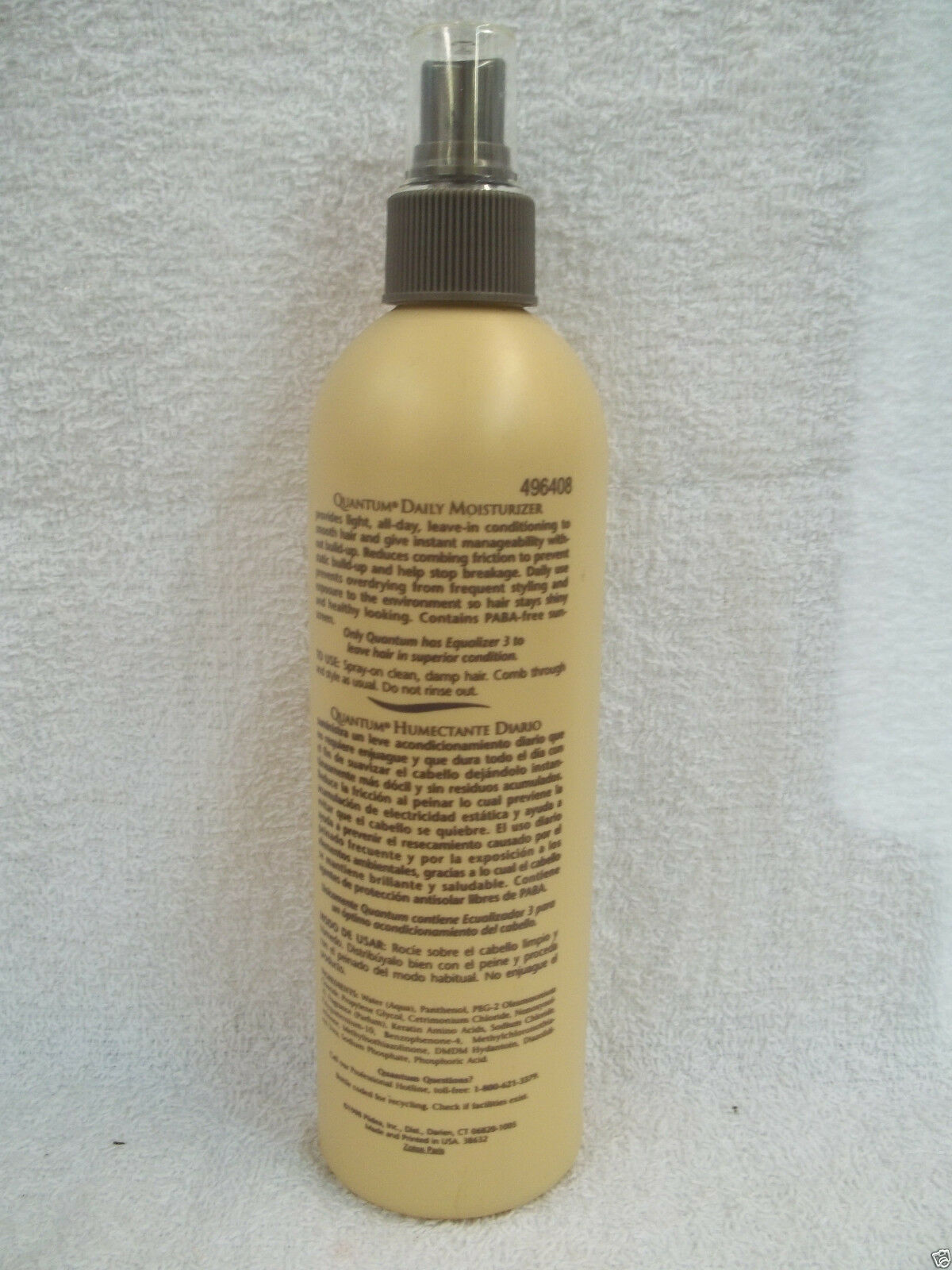 Quantum DAILY MOISTURIZER LeaveIn Detangler & Conditioner Spray 12