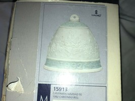 Vintage Lladro 1991 Christmas Tree Bell Ornament Mint - $19.99