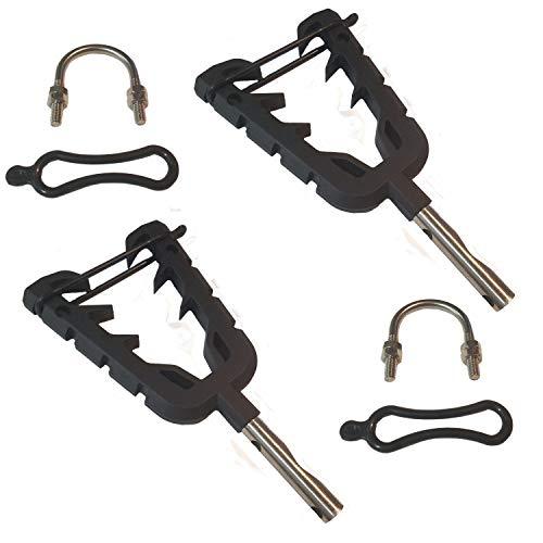 Universal Handlebar ATV UTV Dirt Bike Gun Bow Rack Utility V GRIP