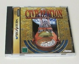 Video Game Civilization Sega Saturn Japan Import Asmik 1997 - $49.50