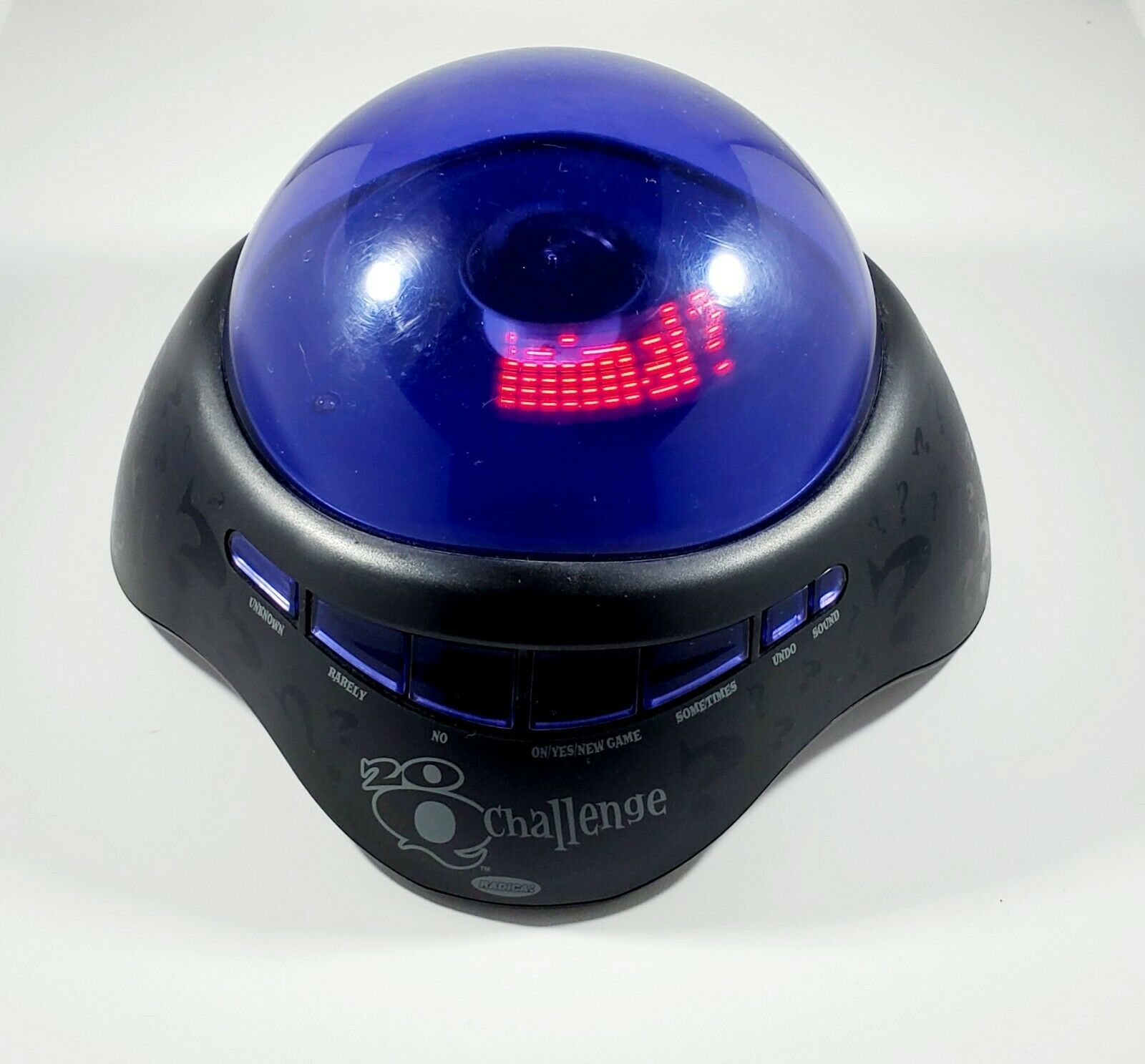 20Q Challenge 20 Questions Electronic Tabletop Party Game Black by