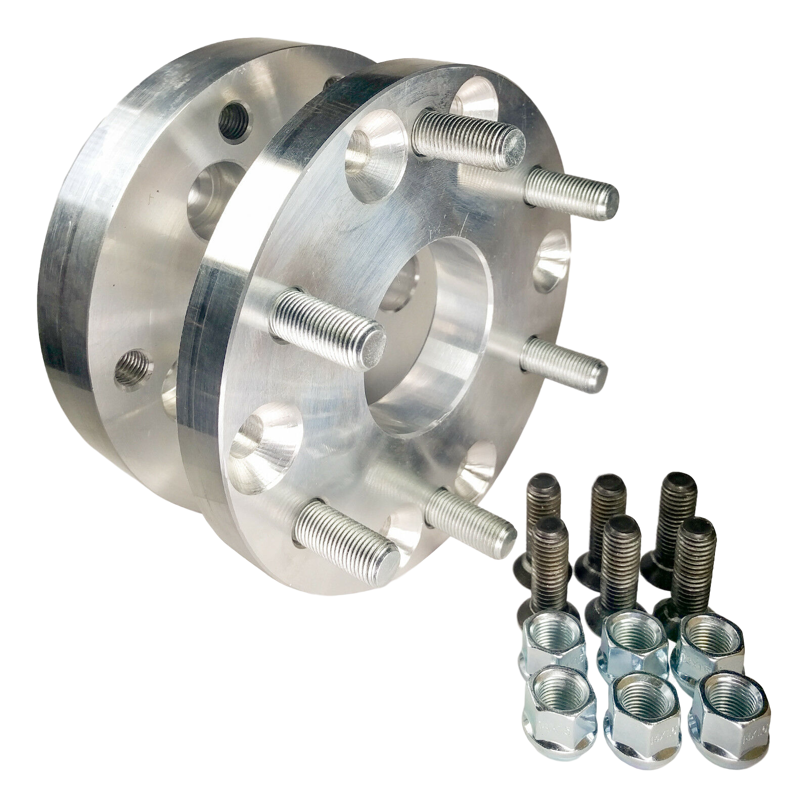 5x114.3 / 5x4.5 to 6x139.7 / 6x5.5 US Wheel Adapters 12x1.5 studs 2 in