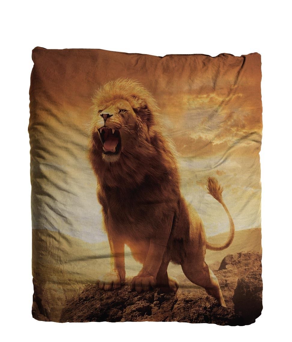 Hot New Rare Big Roaring Lion Soft Large Custom Blanket 58" x 80" inch