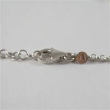 925 SILVER NECKLACE WITH SYMBOL OF INFINITY AND MULTIFACETED STONE  image 15