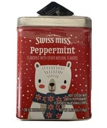 Swiss Miss Peppermint Hot Cocoa Mix Gift X-Mas Tin w/bell & Ribbon 5.52 oz.  - $9.90