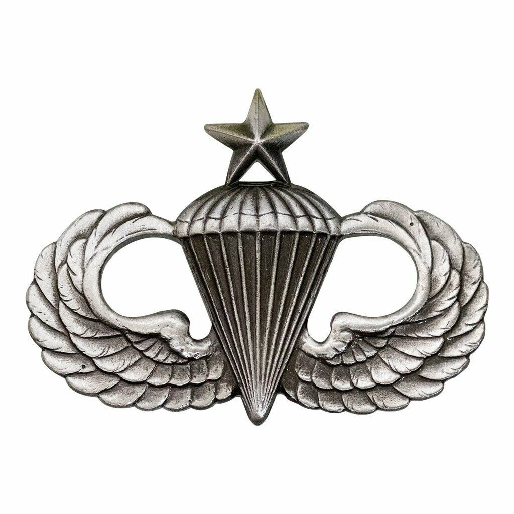 GENUINE U.S. ARMY BADGE: SENIOR PARACHUTE ALL SIZES/FINISHES (MILITARY ...