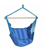 4 Color Deluxe Hammock Rope Chair Porch Yard Tree Hanging Air Swing Outd... - £45.09 GBP