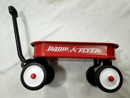 Miniature 1/3 Scale Radio Flyer Wagon Red Metal Doll Size 12" X 7" Nice Clean - $13.05