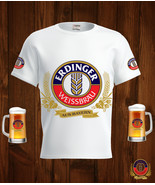 Erdinger Beer Logo White Short Sleeve  T-Shirt Gift New Fashion  - $31.99