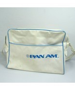 Vintage PAN AM AIRLINES Flight Carry-on Travel Tote Bag 1976 Monte Carlo - $39.55