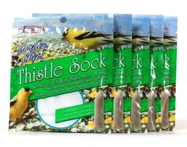 5 Count Brown&#39;s Garden Chic 2 Count Thistle Sock Ready To Fill With Seed... - $23.99