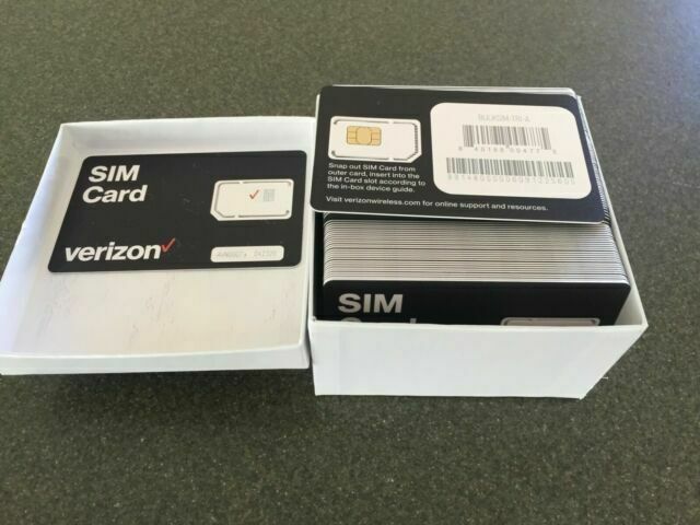 Verizon Wireless 4g Lte, 5g Sim Card Compatible With All Phones, Latest 