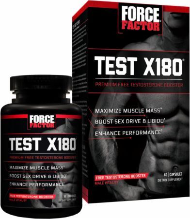 Force Factor  TEST X180  Premium Free Testosterone Booster 60 tablets Exp.04/202 - $57.77