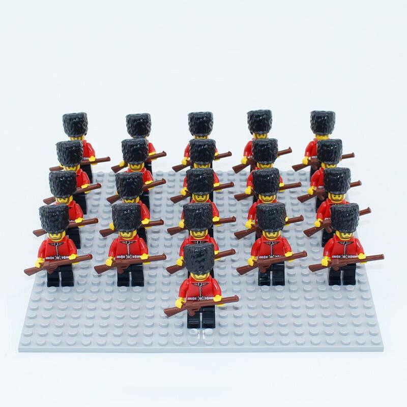 21Pcs/set British Royal Guards The Queen's Household Guard Minifigures